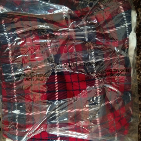 Bear plaid family PJ set medium white red - Picture 3 of 4